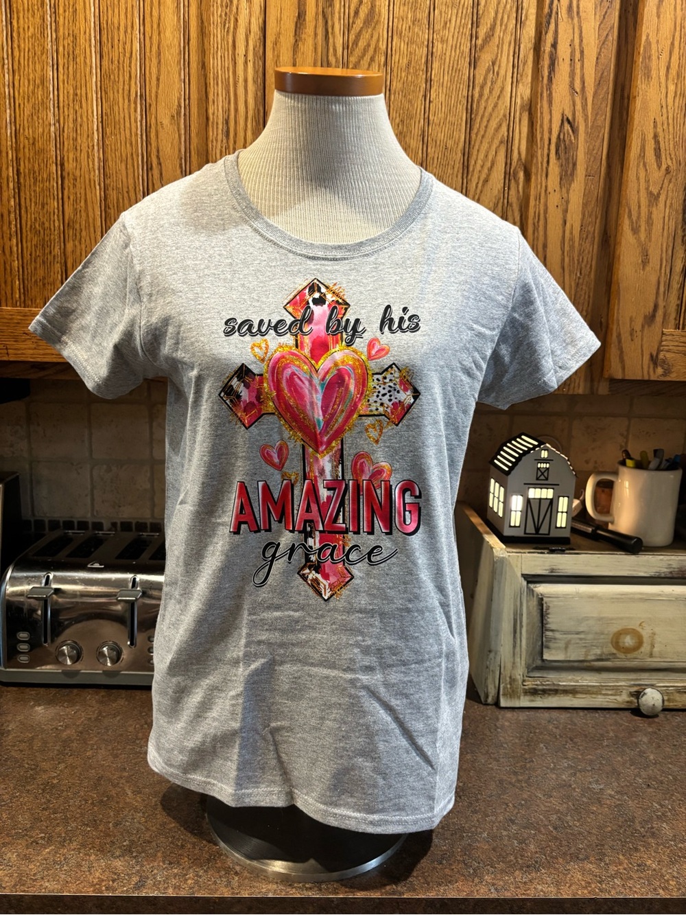 Gildan Amazing Grace Graphic Tee Size Medium